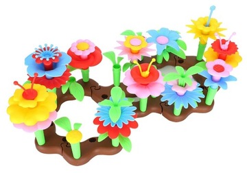 КРЕАТИВНЫЕ САДОВЫЕ ЦВЕТЫ ПАЗЛ-БЛОКИ 198 ШТ.