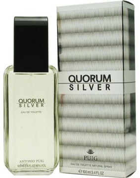 ANTONIO PUIG QUORUM SILVER FOR MEN EDT 100ml SPRAY