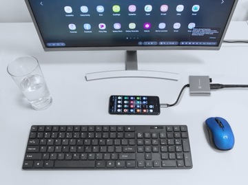 NATEC Fowler Mini Adpater USB-C Hub DeX Многопортовая док-станция HDMI 4K