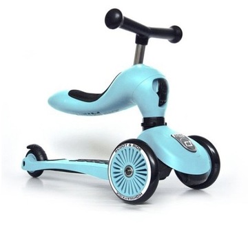 SCOOTANDRIDE HIGHWAYKICK 1 СКУТЕР 2в1 RIDE 12M+ / BLUEBERRY