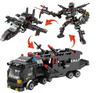 БЛОКИ полицейский робот SWAT 418el (TS88555)