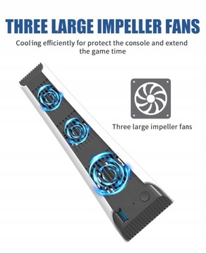 ОХЛАЖДАЮЩИЙ ВЕНТИЛЯТОР С USB-ПОРТОМ ДЛЯ PS5