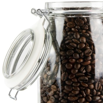 БАНКА СТЕКЛЯННАЯ ГЕРМЕТИЧНАЯ СО СТЕКЛЯННОЙ КРЫШКОЙ 1,1 Л.