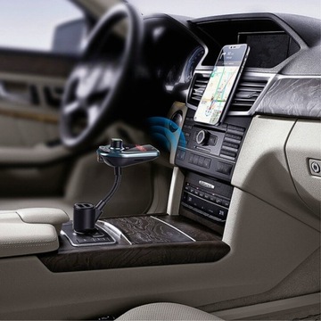 АВТОМОБИЛЬНЫЙ ПЕРЕДАТЧИК BLUETOOTH FM MP3 БЫСТРОЕ ЗАРЯДНОЕ УСТРОЙСТВО 2 разъема USB Type-C