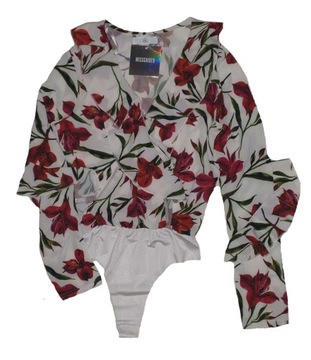 (Z/49) MISSGUIDED BODY BLUZKA W KWIATY r.34