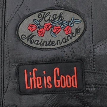 KAMIZELKA MOTOCYKLOWA DAMSKA SKÓRZANA CHOPPER