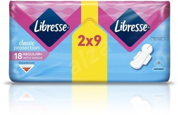 Гигиенические прокладки Libresse Classic 2x9 с крылышками