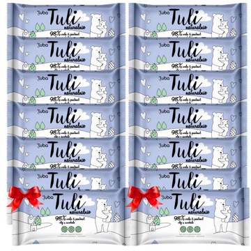 Chusteczki Tuli Woda i Pantenol,olej x12+2 gratis