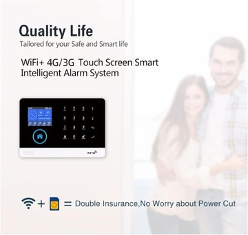 Противовзломная сигнализация GauTone WiFi GSM Y643