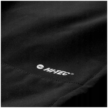 SPODNIE MĘSKIE TURYSTYCZNE SOFTSHELL HI-TEC CELIO TREKKINGOWE CZARNE L
