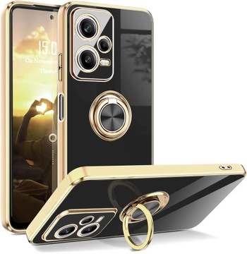 ЧЕХОЛ ГЛАМУРНЫЙ ГИБКИЙ КОЛЬЦО ДЛЯ XIAOMI REDMI ПРИМЕЧАНИЕ 12s + СТЕКЛО