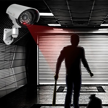 KAMERA ATRAPA IR LED KAMERY ZEWNĘTRZNA Z DIODĄ