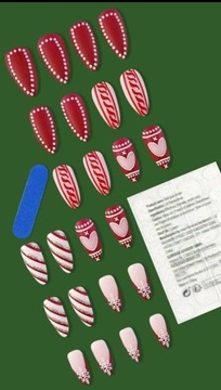 PRESS ON NAILS TIPSY 24 Норвежский свитер