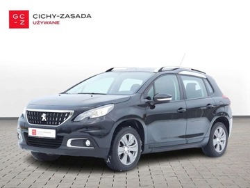 Peugeot 2008 I SUV Facelifting 1.2 PureTech 110KM 2018 Peugeot 2008 SalonPL 110KM Climatronic Nawigacja Smartlink Czujniki Park.
