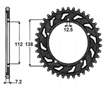 КОМПЛЕКТ DID HONDA CBF 600 N/S 08-12 GOLD DRIVE