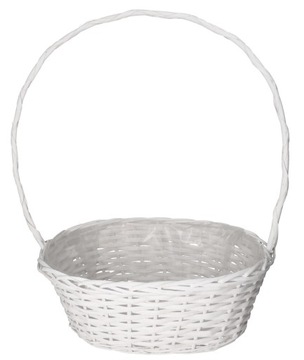 KOSZ WIKLINOWY KOSZE PREZENTOWE XXXL BIAŁY DUŻY