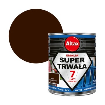 ALTAX EMALIA SUPER TRWAŁA 0,75L BRĄZ CZEKOLADOWY