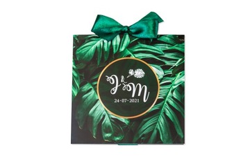 Zaproszenia ślubne na ślub wesele monstera ZSRW 1