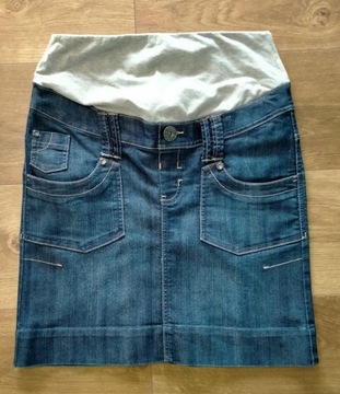 H&M MAMA C&A - Ciążowa spódnica jeans S/36