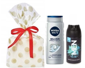 Nivea Men zestaw prezentowy kosmetyków dla Niego męski Silver Protect