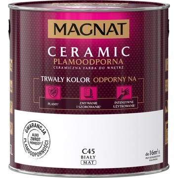 MAGNAT CERAMIC BIAŁY C45 5L