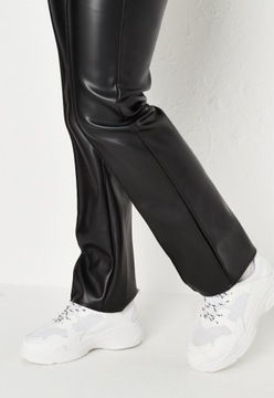 6J 09 БРЮКИ MISSGUIDE ИЗ ЭКО-КОЖИ, ЧЕРНЫЕ 36