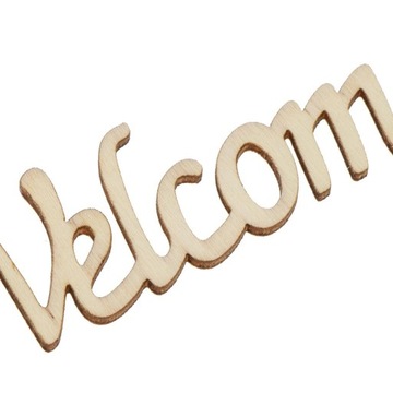 Добро пожаловать украшение деревянный вырез знак приветствия для деревенского домашнего декора стены