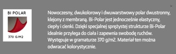 Damski bezrękawnik kamizelka z polaru granatowy ciepły stójka Jana PL XXL