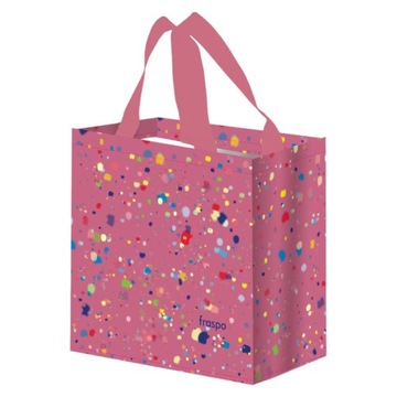 Torba na zakupy 10L 25x27x15 Plamka malinowa 1szt