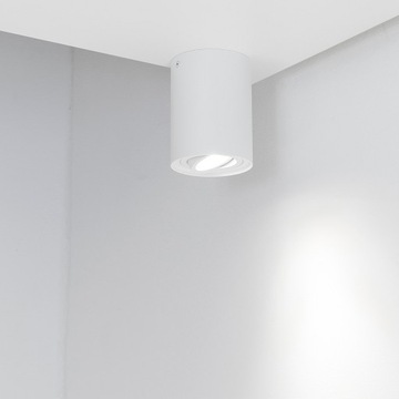 НАВЕРХНОСТНОЕ ОСВЕЩЕНИЕ, КОВРИК, ЦИЛИНДР, ПОДВИЖНАЯ СВЕТОДИОДНАЯ ТРУБКА, GU10, БЕЛЫЙ EDO