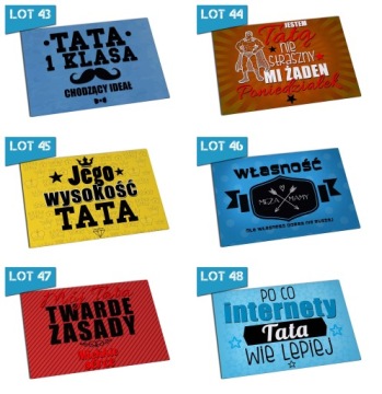 МАГНИТ НА ХОЛОДИЛЬНИК НА ДЕНЬ ОТЦА 7Х10 МНОГО УЗОРОВ