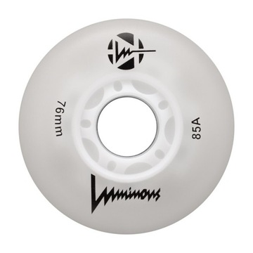 KOŁA ŚWIECĄCE DO ROLEK LUMINOUS WHITE 76MM