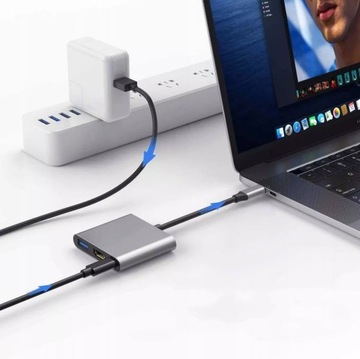 Адаптер USB-C USB 3.1 — HDMI/USB 3.0/USB-C 4K