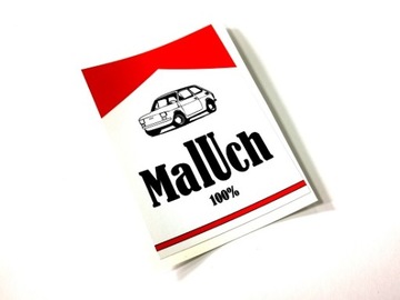 Naklejka retro MALUCH 100% 126P FIAT MARLBORO