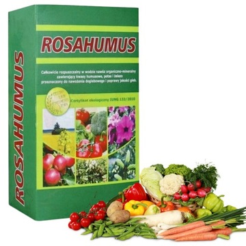 Rosahumus 1kg=30 Ton Obornika Użyźniacz Nawóz Eko Ekologiczny