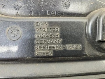 7369327 LIŠTA ZADNÍCH LEVÝCH DVEŘE S ELEKTR. 135 2021 BMW I3 (I01)