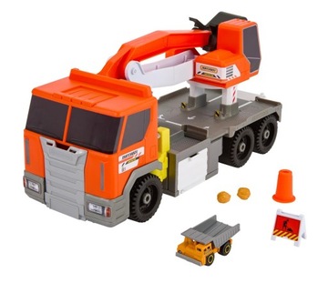 Matchbox Ciężarówka Koparka Duży pojazd z funkcją
