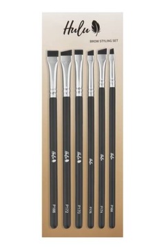 HULU Brow Styling Set zestaw 6 szt. pędzli do stylizacji brwi
