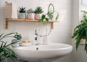 Bateria umywalkowa łazienkowa RETRO stojąca kran do WC łazienki chrom