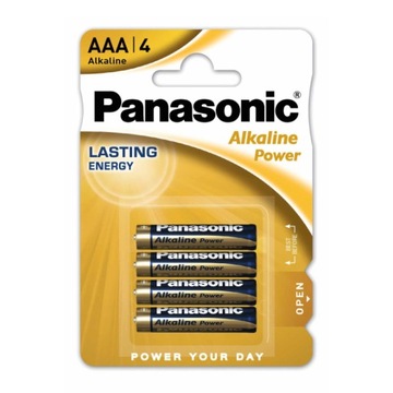 Bateria alkaliczne R03 (AAA), 4 szt., blister, Alkaline Power, PANASONIC