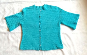 Ładny SWETER - SWETEREK swetr rękodzieło 40/42