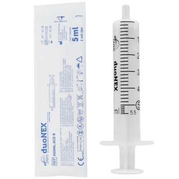 Strzykawka iniekcyjna 5 ml 1 szt.