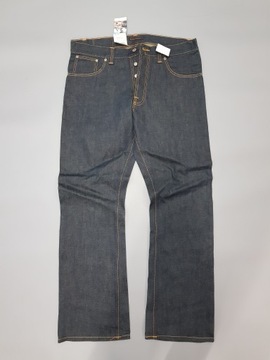 NUDIE Jeans Regular Ralf spodnie jeansy NOWE 36/32 pas 94