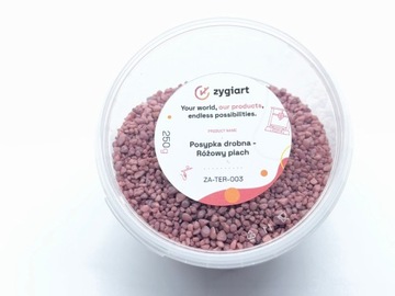 Posypka drobna - Różowy piach 250g
