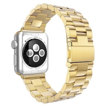 BRANSOLETA ZŁOTA PASEK DO APPLE WATCH 7 / 8 45mm