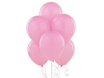 Balony lateksowe pastelowe różowe DUŻE 25 szt