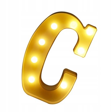 Pilot Lightup LED Letter Alphabet Letter Festival