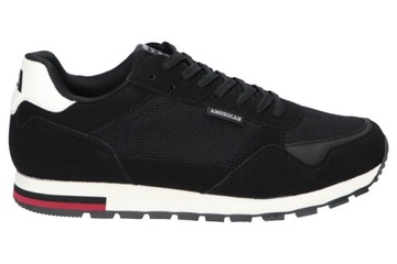 AMERICAN CLUB FH74 PRZEWIEWNE ADIDASY BUTY SPORTOWE PÓŁBUTY MĘSKIE BLACK 43