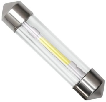 Dioda LED C5W 39mm FILAMENT biała rurka 12V żarówk