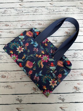 Водонепроницаемая сетчатая сумка для покупок в стиле народных цветов